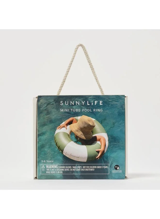 SUNNY LIFE  Mini Tube Pool Ring Olive Stripe for Men | Best Price UAE